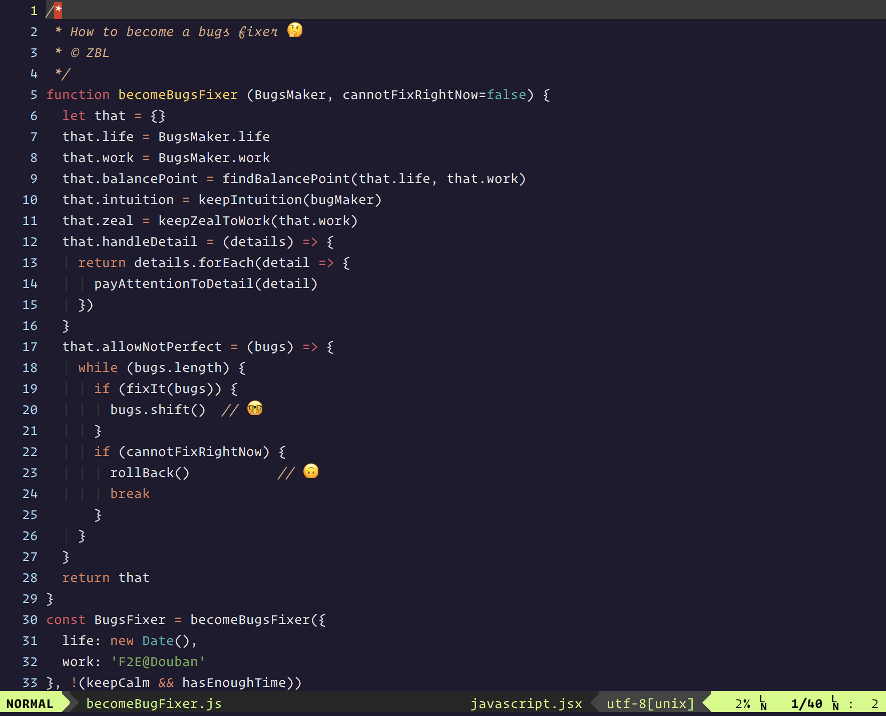 Become a bugFixer in JavaScript way